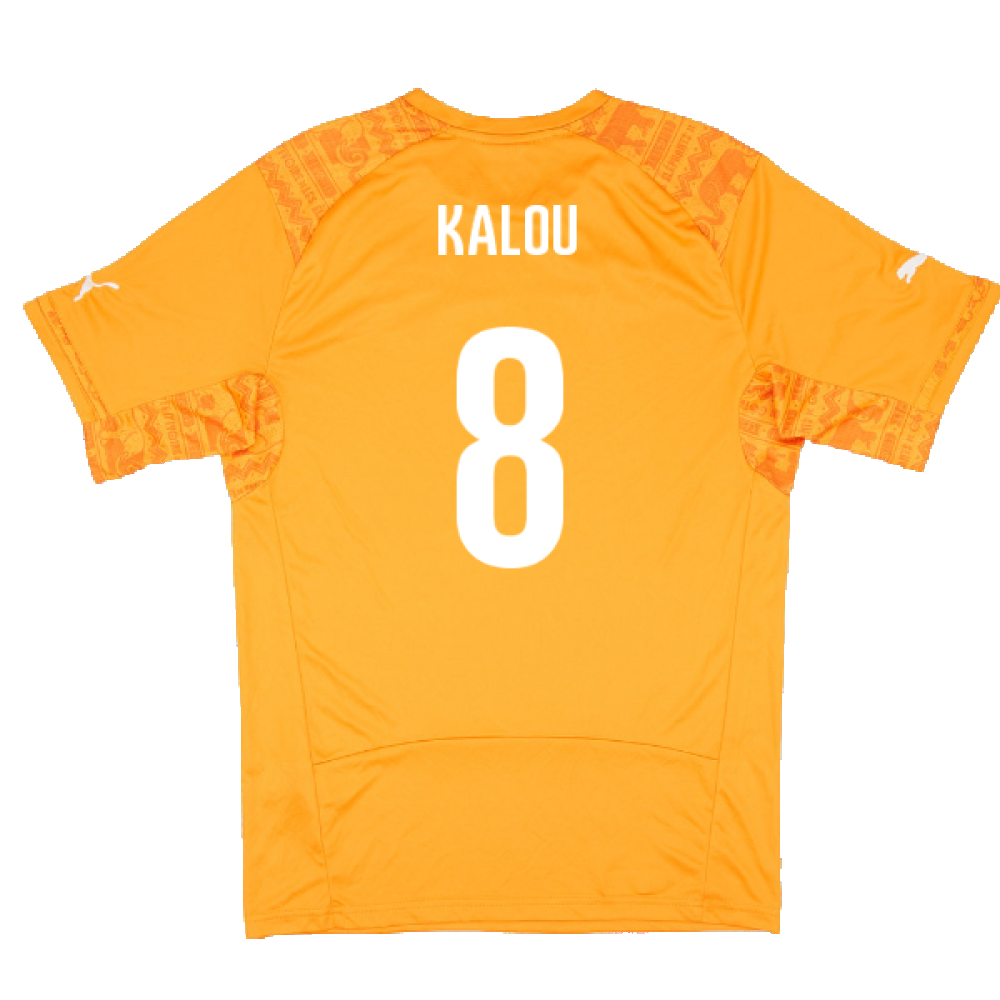 2014-2015 Ivory Coast Home Shirt (Kalou 8)