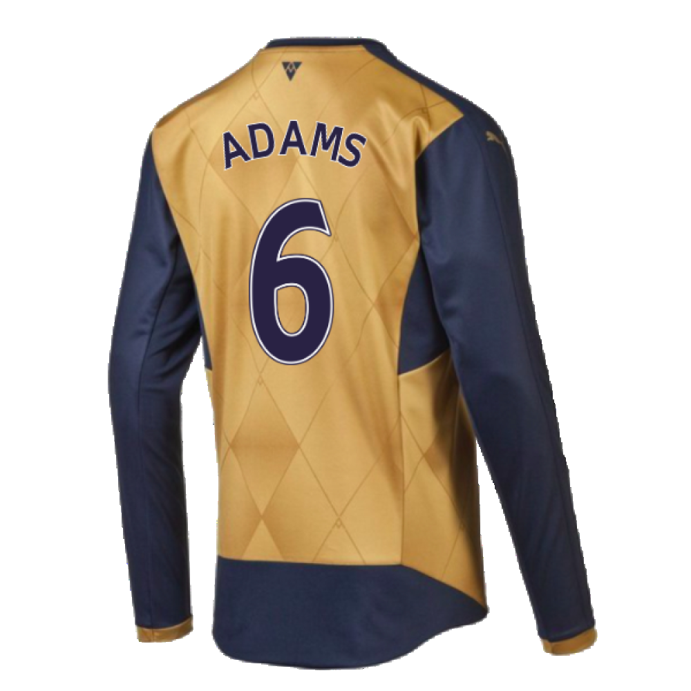 2015-2016 Arsenal Away Long Sleeve Shirt (ADAMS 6)