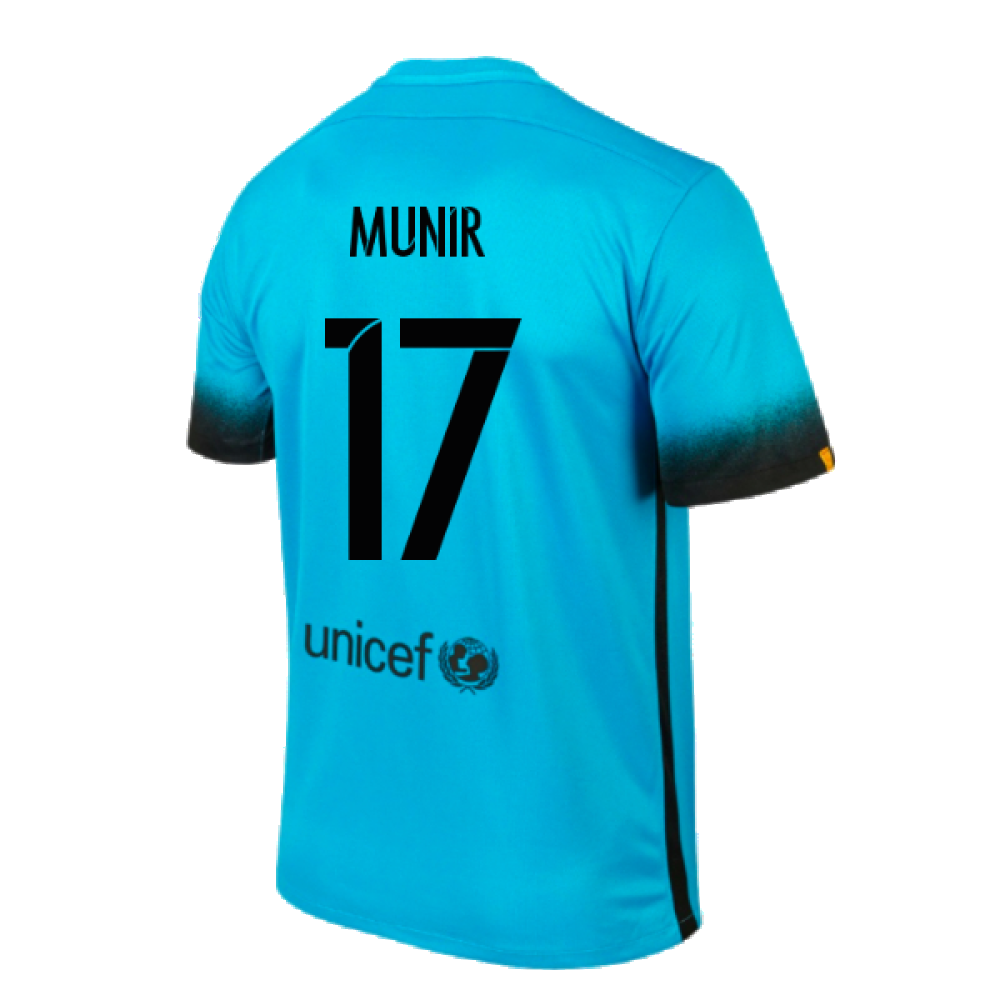 2015-2016 Barcelona Third Shirt (Munir 17)