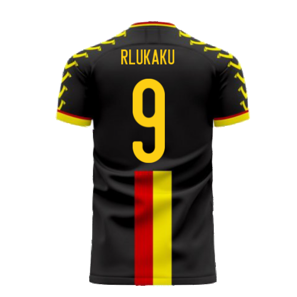 Belgium 2024-2025 Away Concept Football Kit (Viper) (R LUKAKU 9)