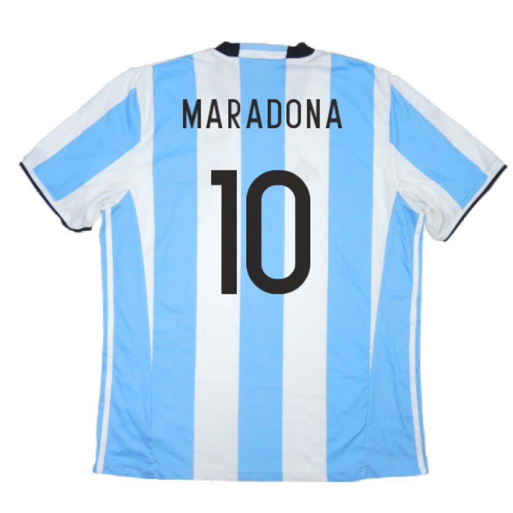 2016-2017 Argentina Home Shirt (MARADONA 10)