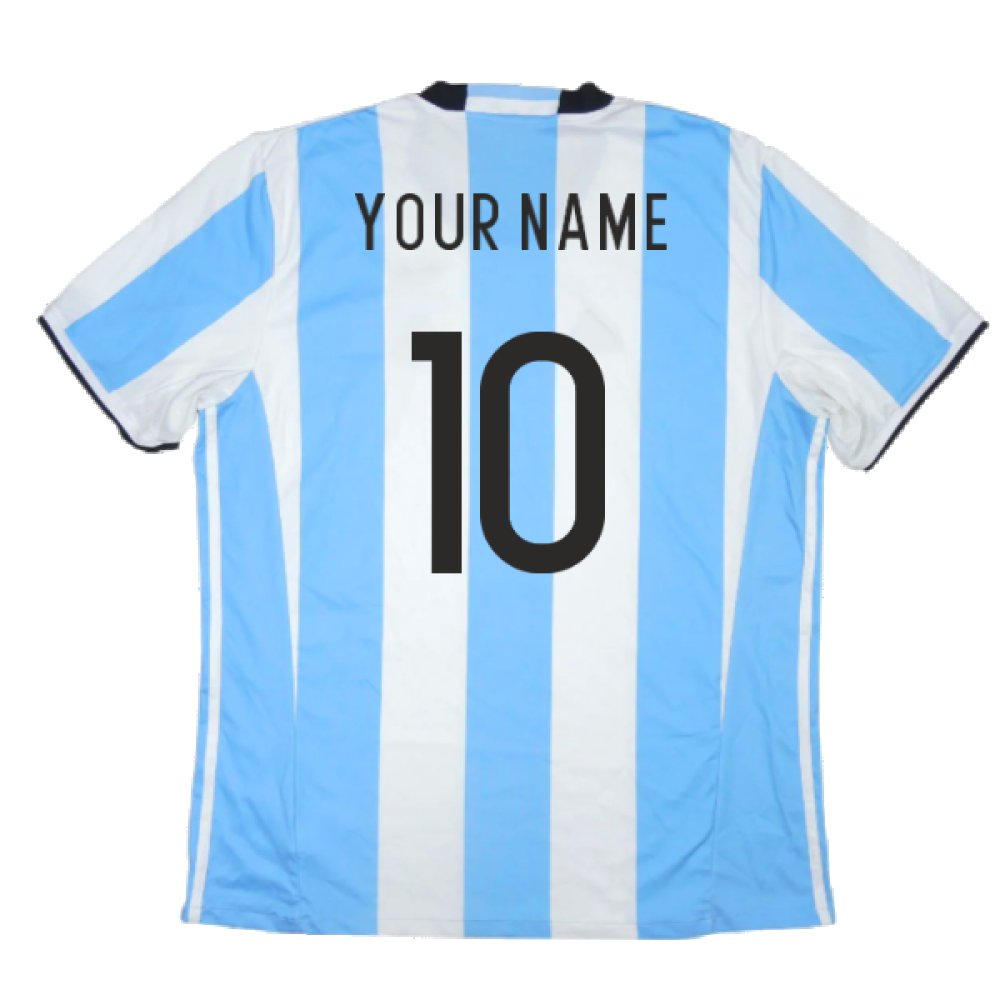 2016-2017 Argentina Home Shirt (Your Name)