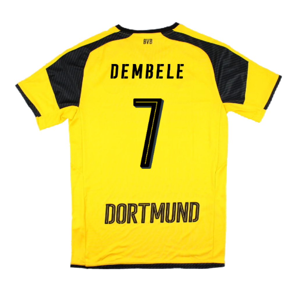 2016-2017 Borussia Dortmund International Home Shirt (Dembele 7)