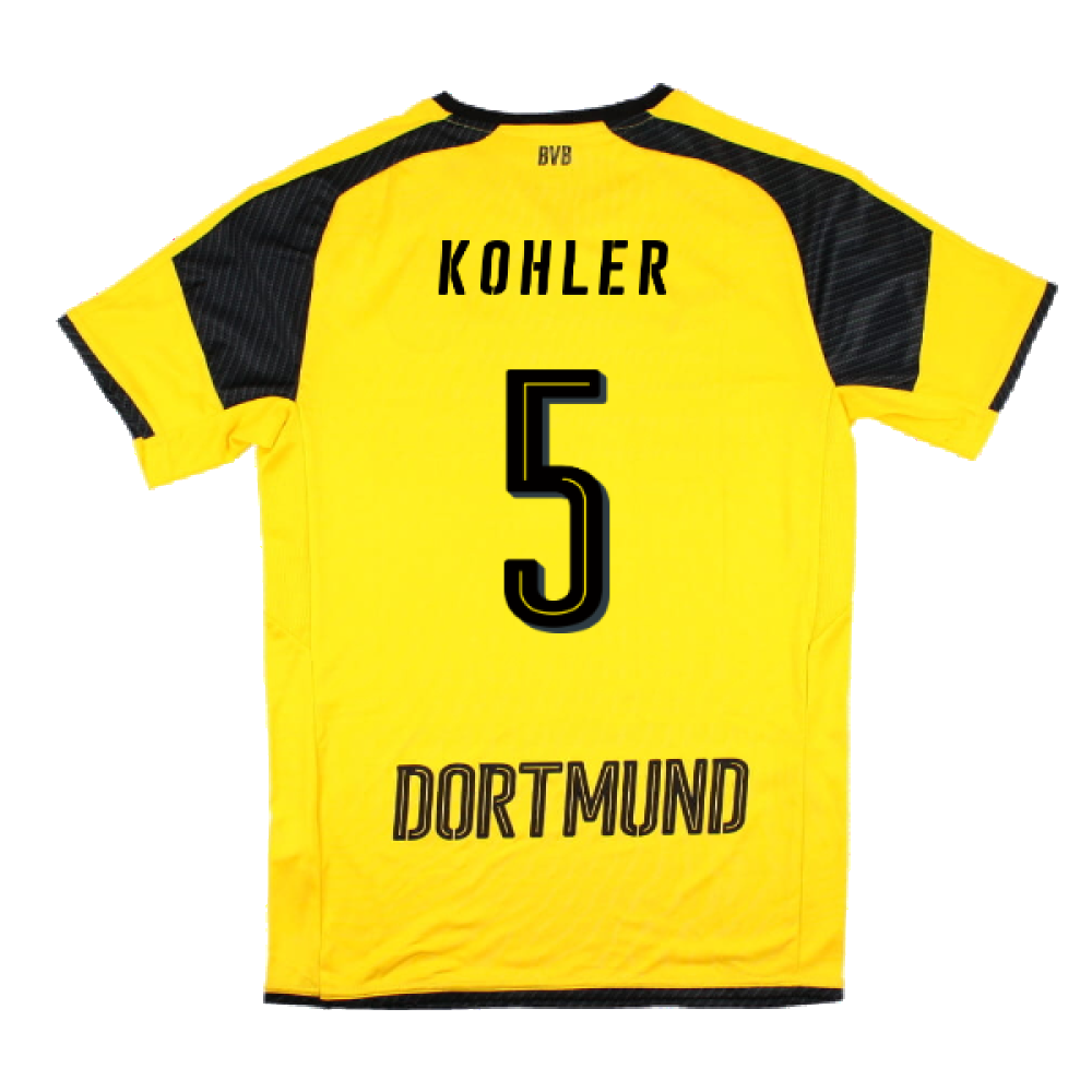 2016-2017 Borussia Dortmund International Home Shirt (Kohler 5)