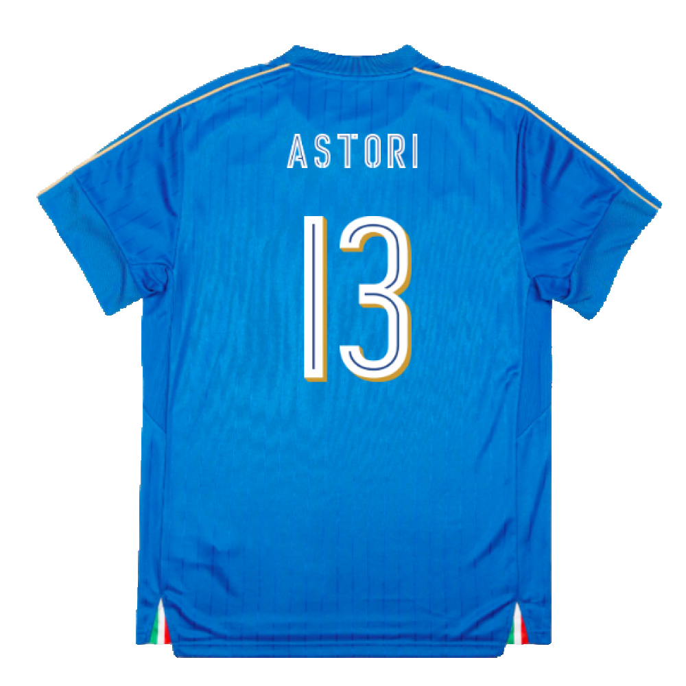 2016-2017 Italy Home Shirt (Astori 13)