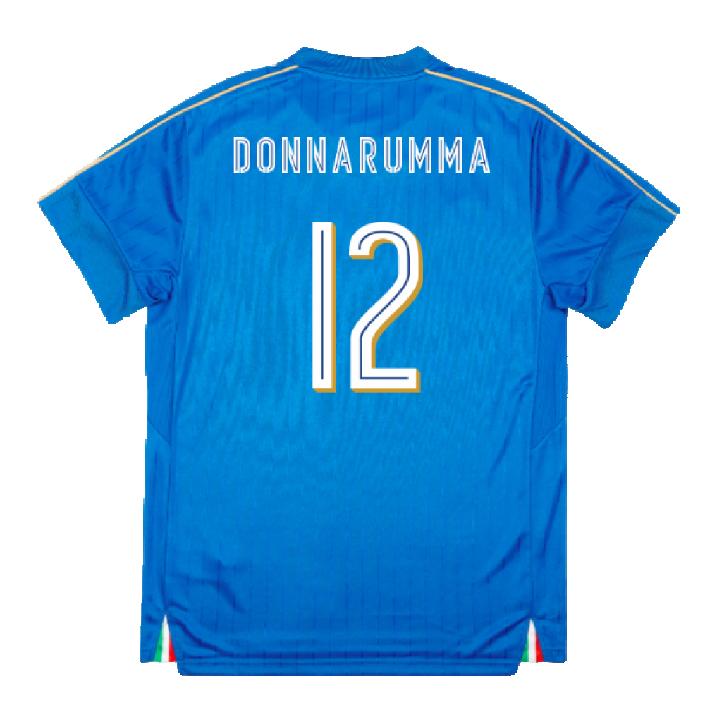 2016-2017 Italy Home Shirt (Donnarumma 12)