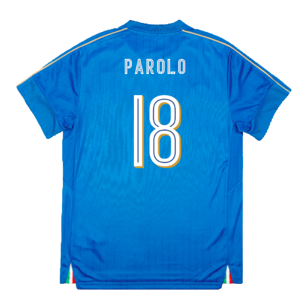 2016-2017 Italy Home Shirt (Parolo 18)