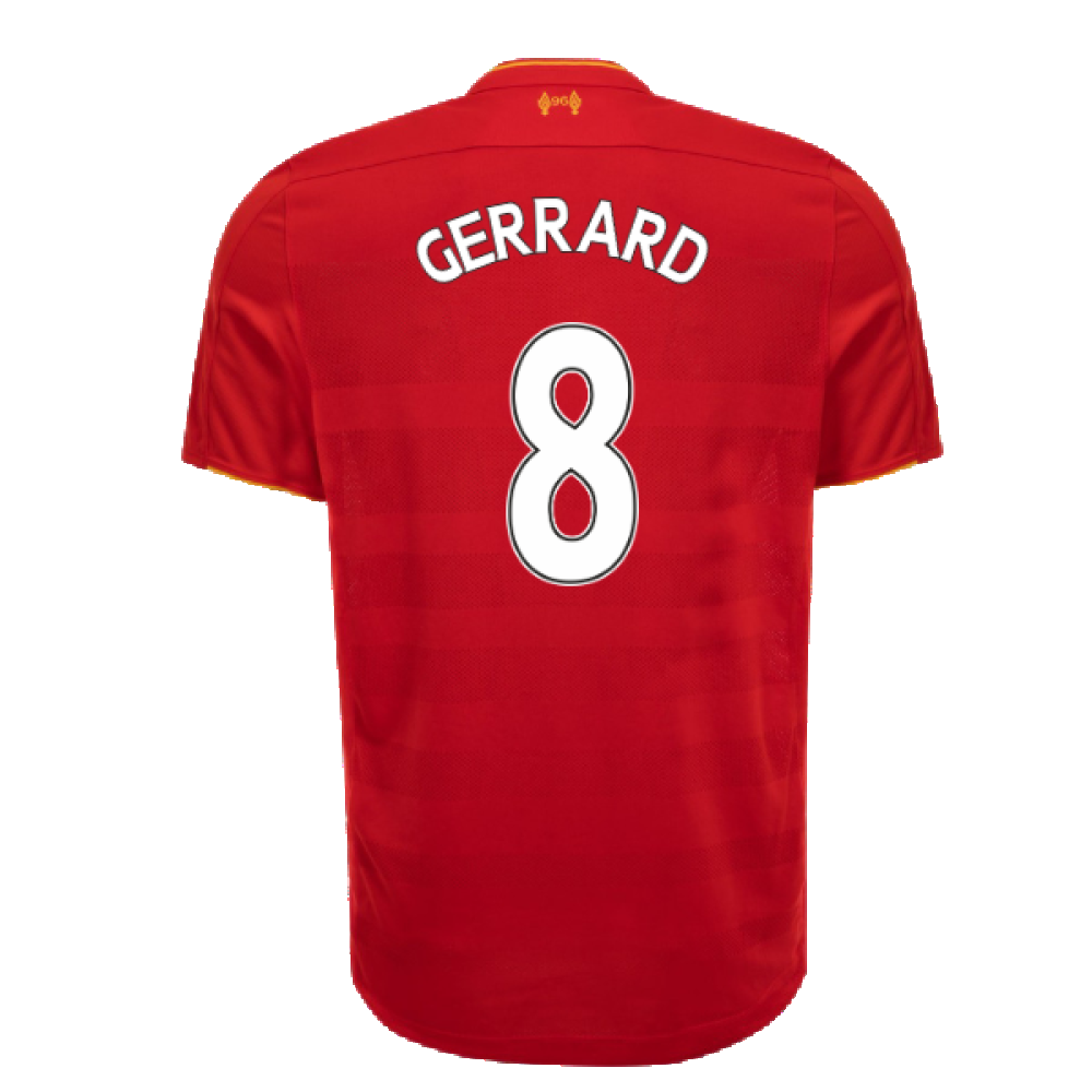 Liverpool 2016-17 Home Shirt (Good) (Gerrard 8)