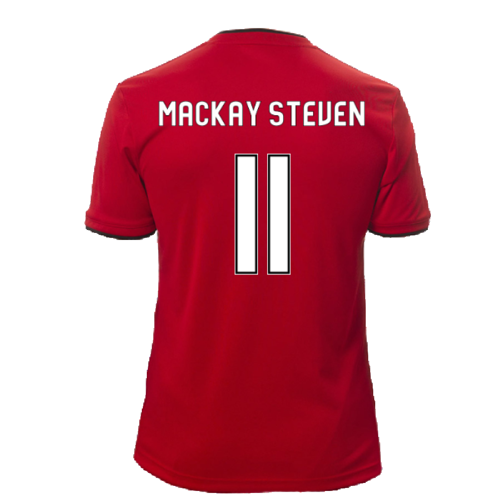 Aberdeen 2018-19 Home Shirt (Excellent) (Mackay Steven 11)