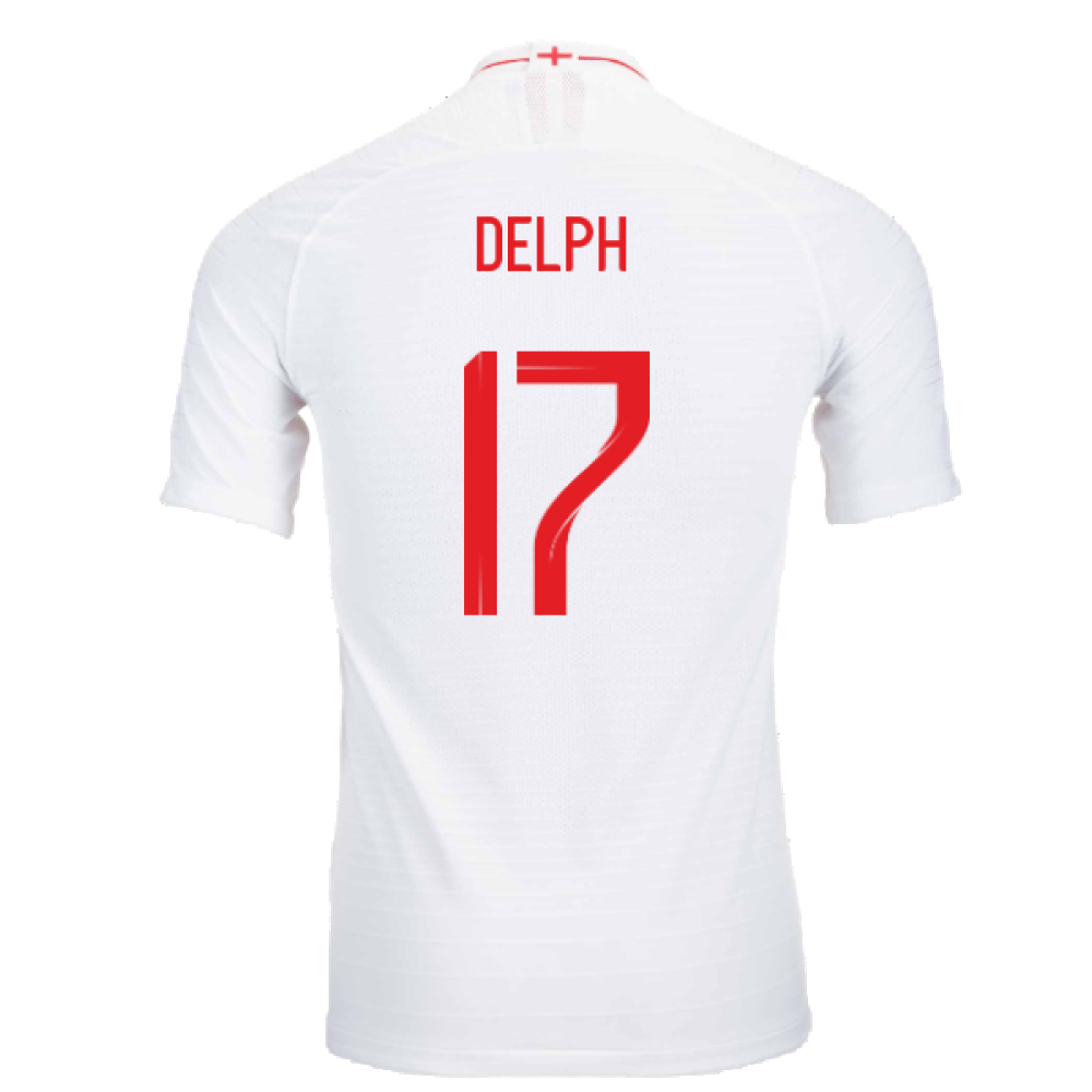 2018-2019 England Authentic Home Shirt (Delph 17)