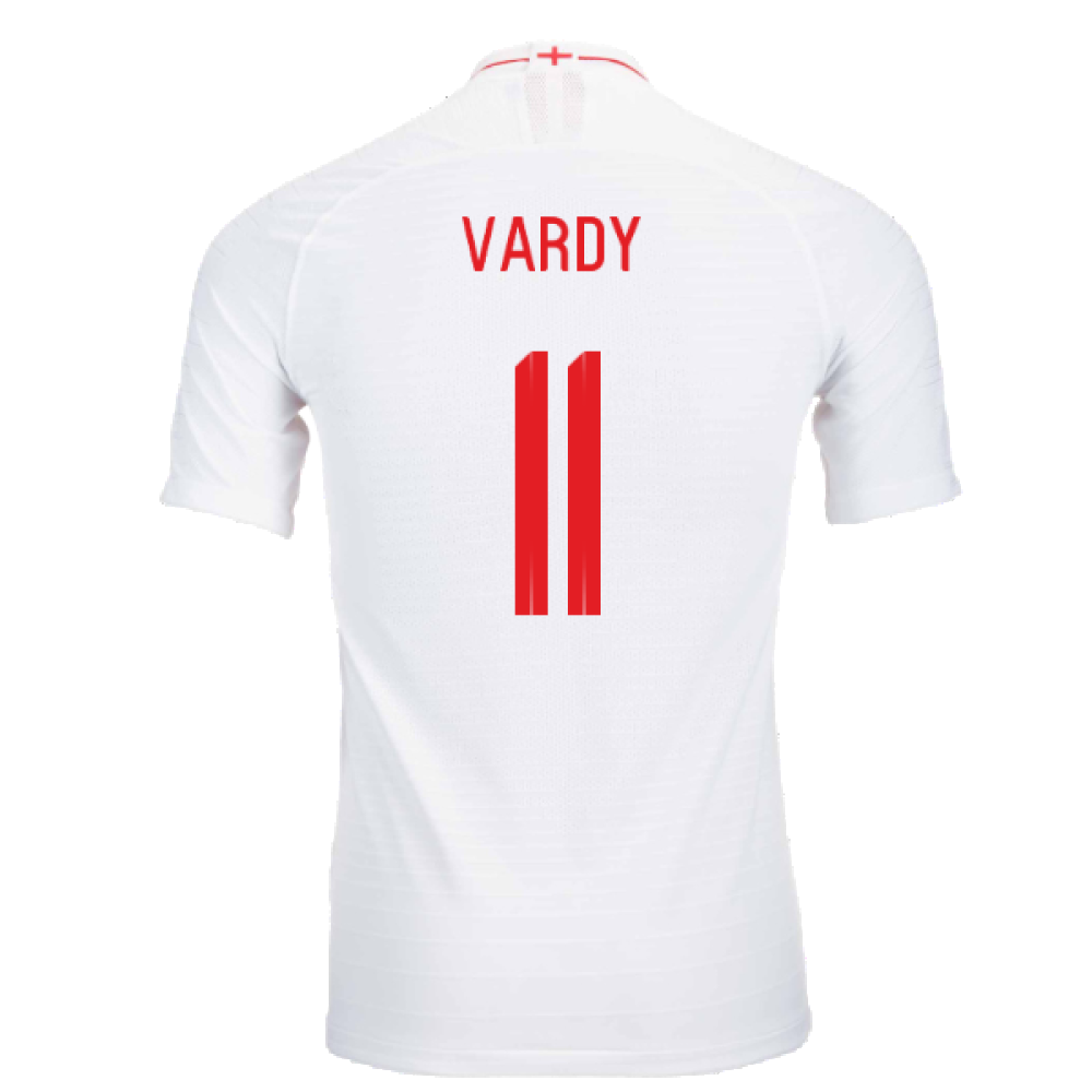 2018-2019 England Authentic Home Shirt (Vardy 11)