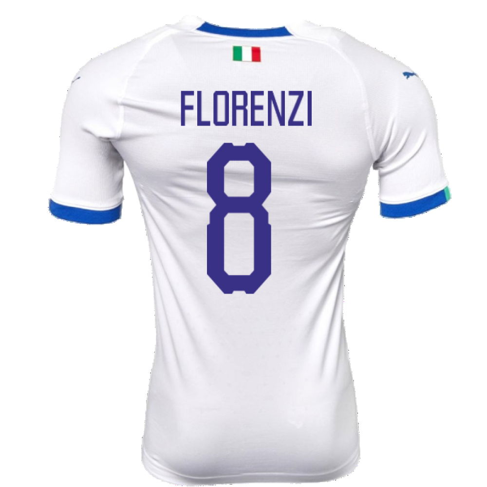 2018-2019 Italy Away evoKIT Away Shirt (Florenzi 8)