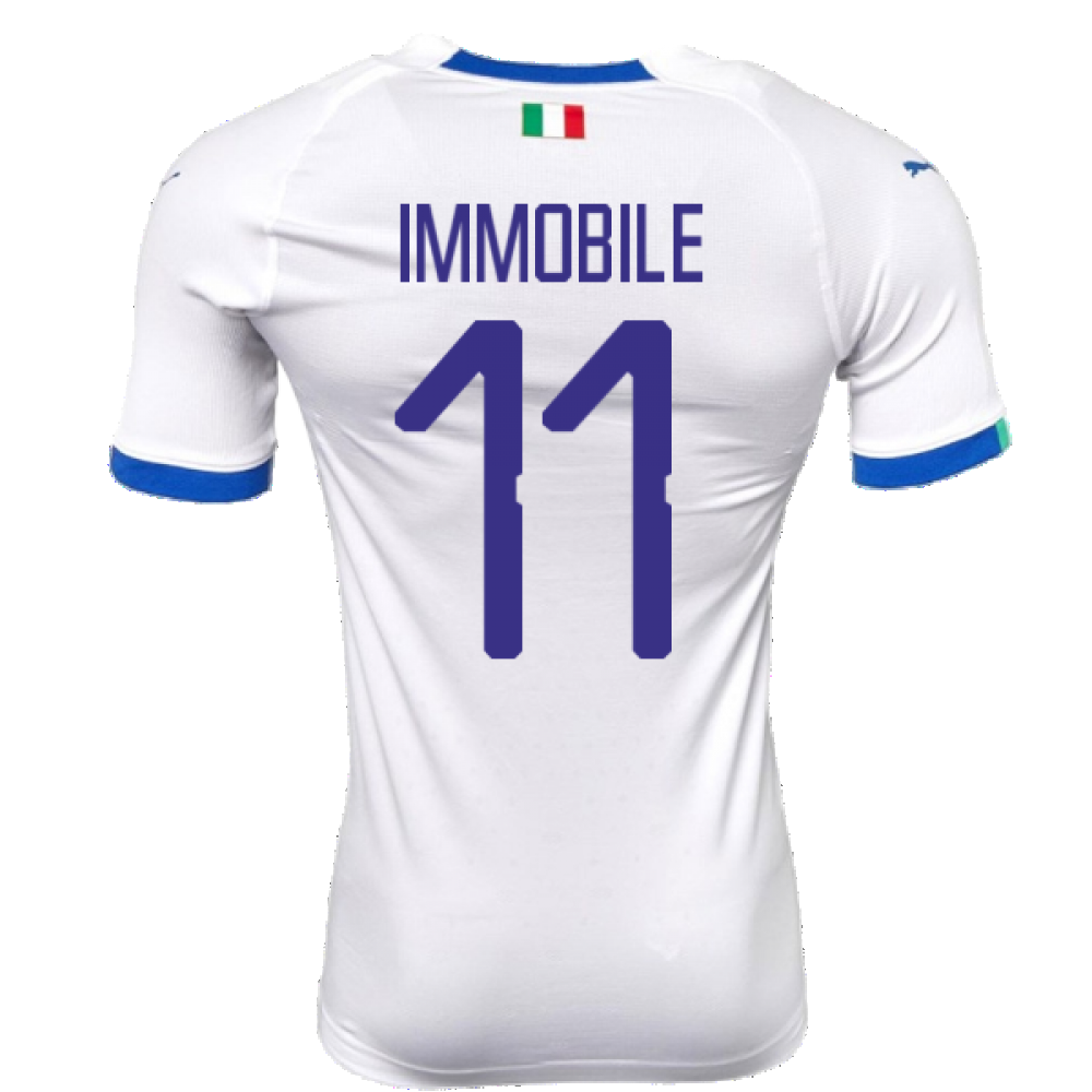 2018-2019 Italy Away evoKIT Away Shirt (Immobile 11)