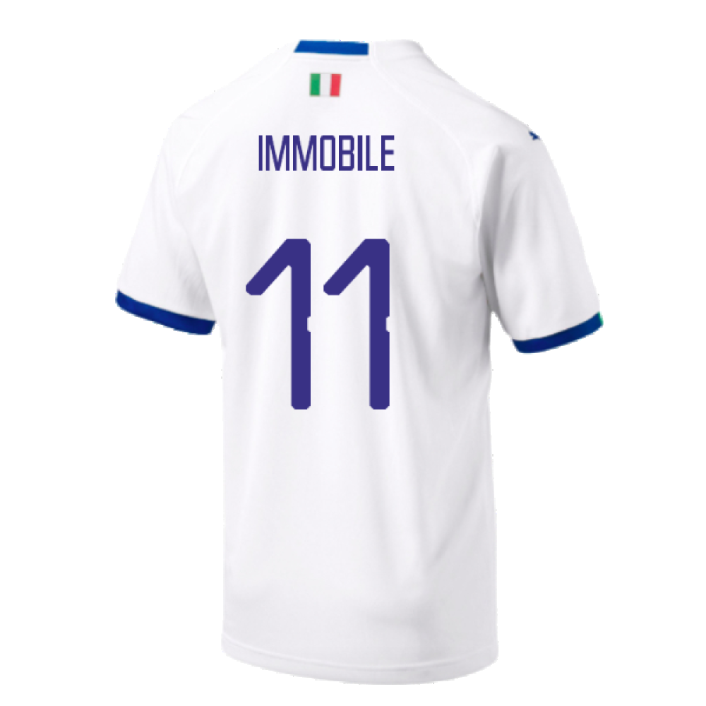 2018-2019 Italy Away Shirt (Immobile 11)