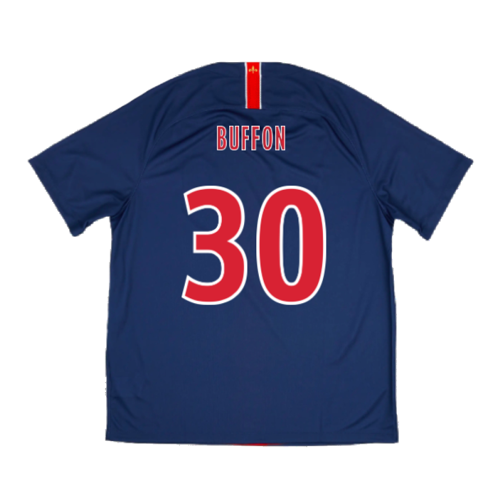 2018-2019 PSG Home Shirt (no sponsor) (Buffon 30)