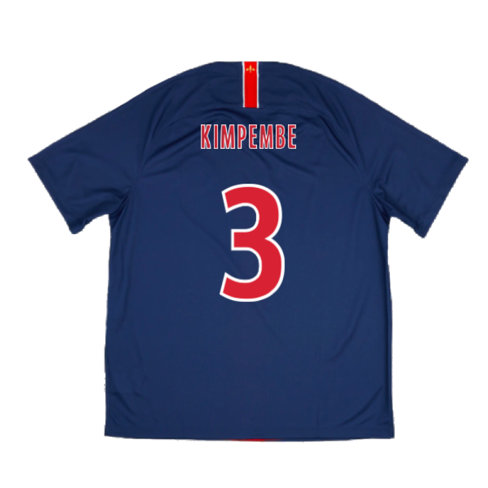 2018-2019 PSG Home Shirt (no sponsor) (Kimpembe 3)