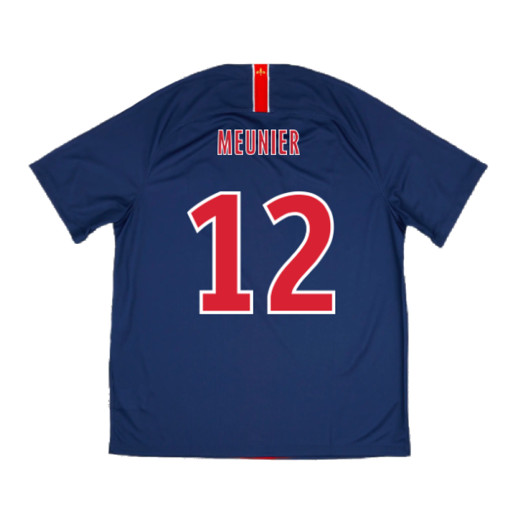 2018-2019 PSG Home Shirt (no sponsor) (Meunier 12)