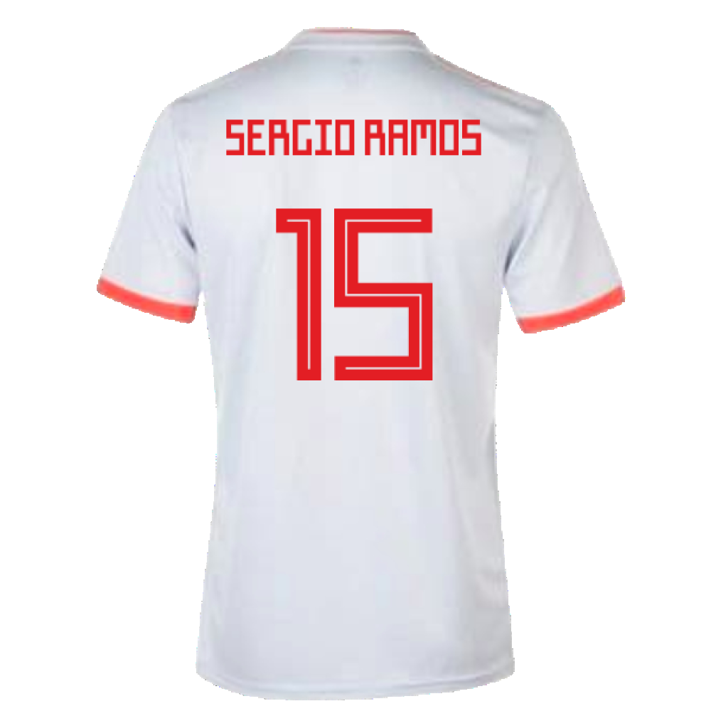 2018-2019 Spain Away Shirt (Sergio Ramos 15)