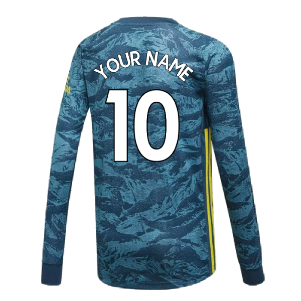 2019-2020 Arsenal Home Goalkeeper Shirt (Green) - Kids (Your Name)