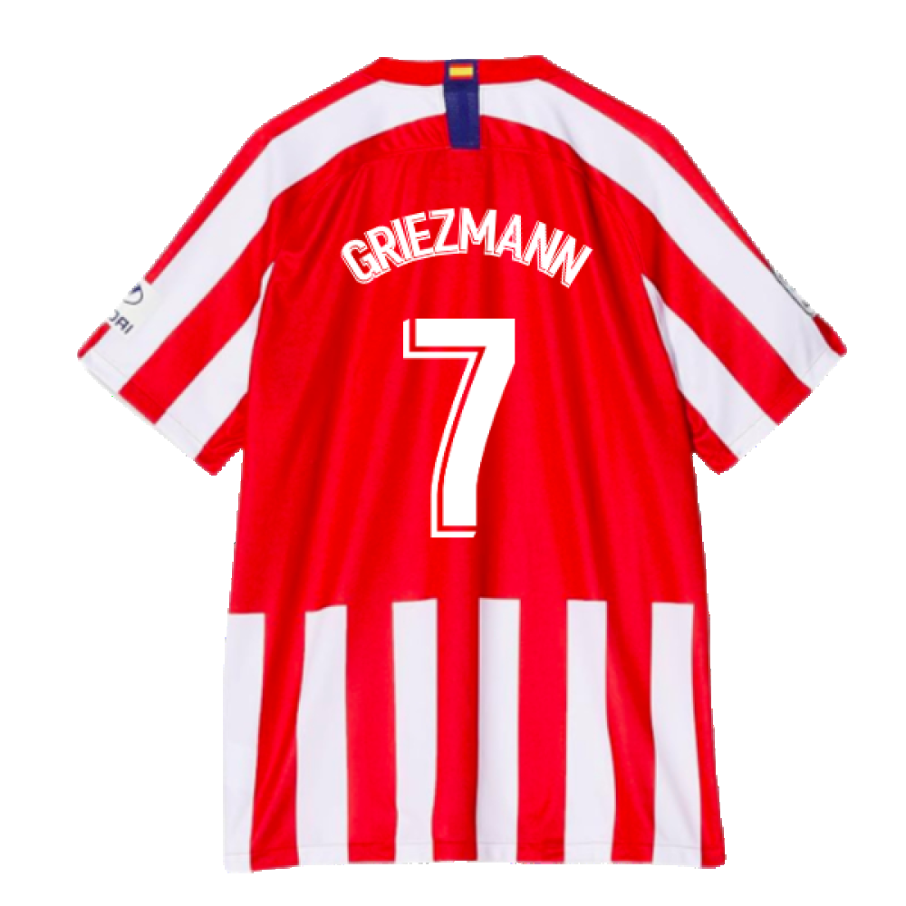 2019-2020 Atletico Madrid Home Shirt (GRIEZMANN 7)