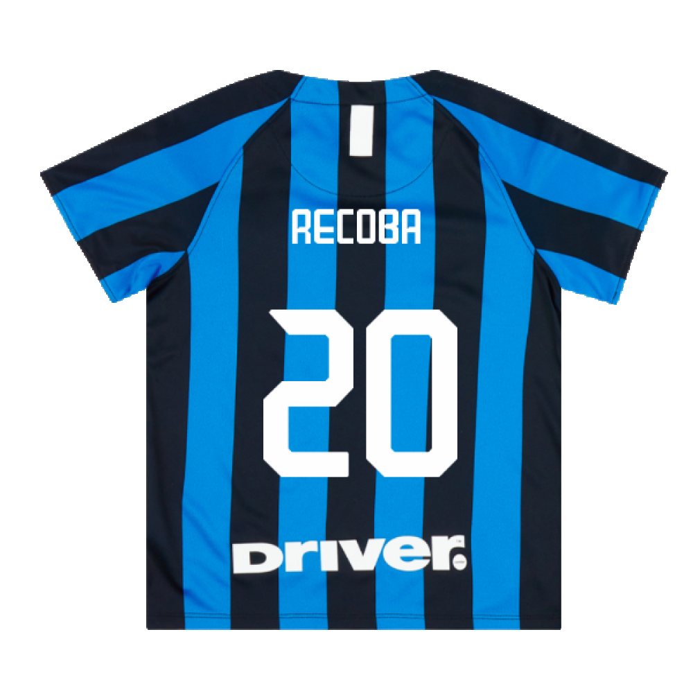 2019-2020 Inter Milan Little Boys Home Kit (Recoba 20)