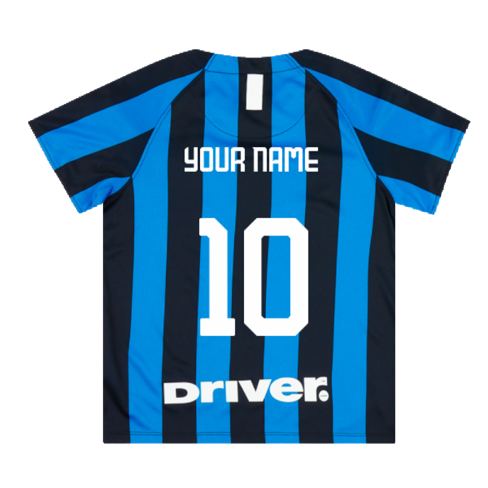 2019-2020 Inter Milan Little Boys Home Kit (Your Name)