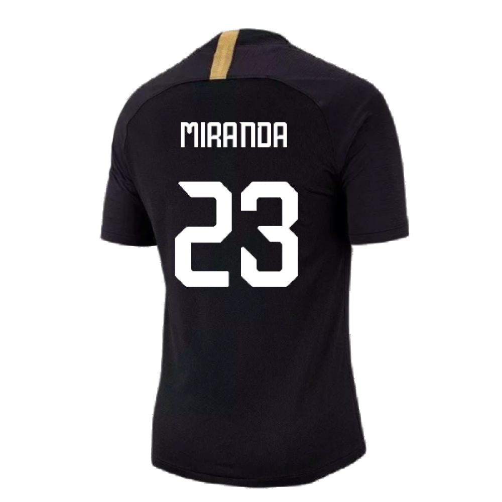 2019-2020 Inter Milan Training Shirt (Black) (Miranda 23)