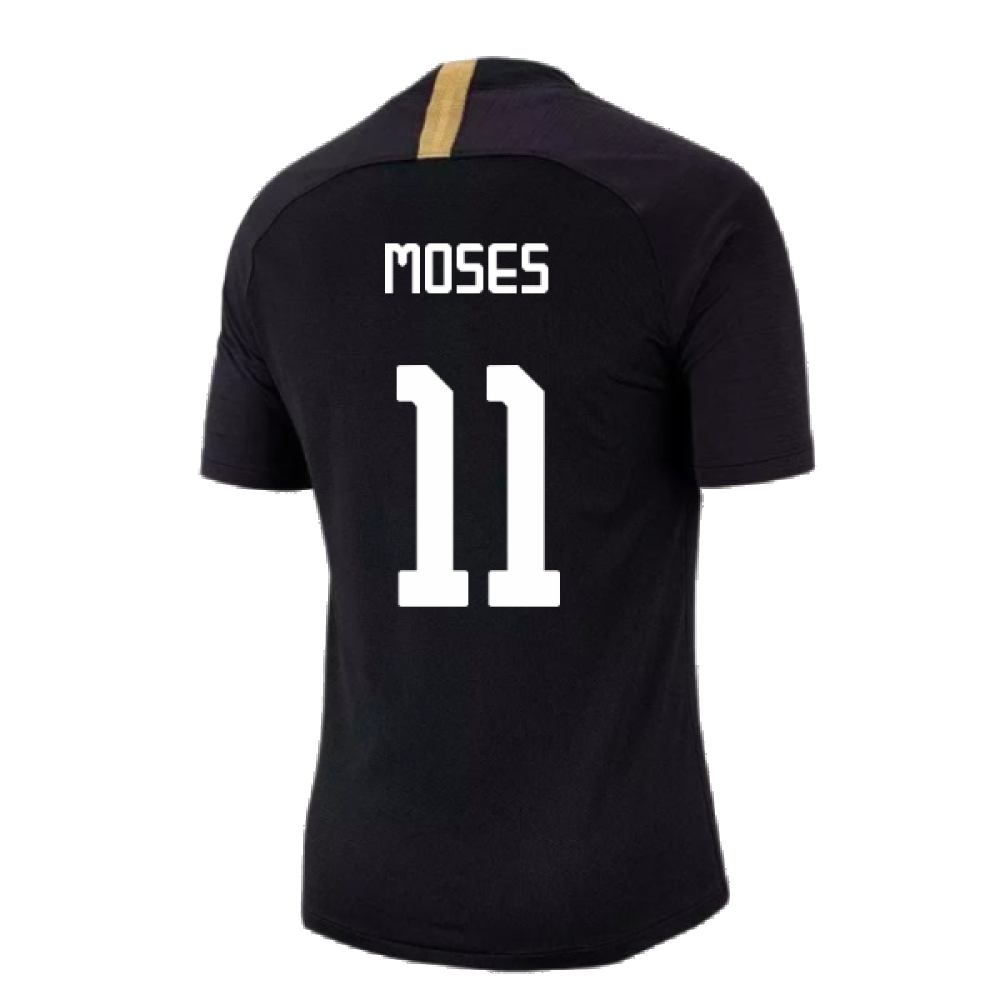 2019-2020 Inter Milan Training Shirt (Black) (Moses 11)