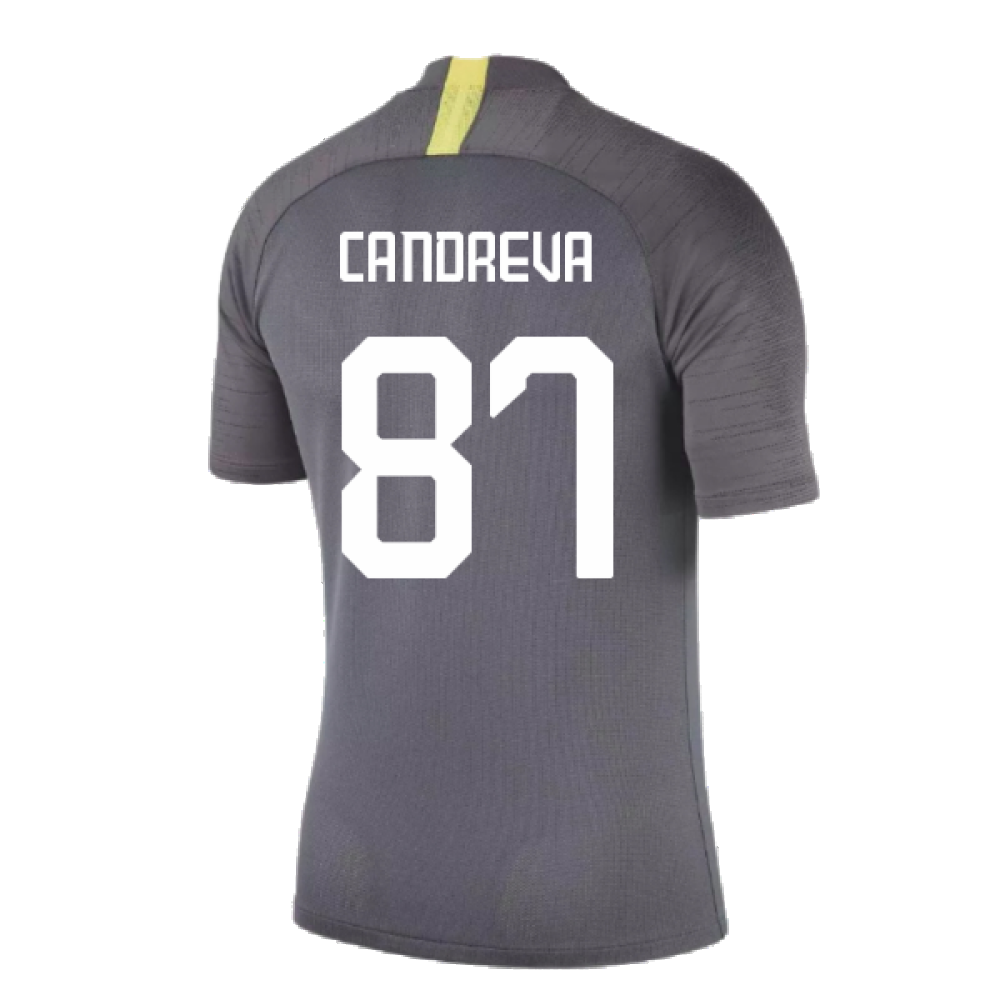 2019-2020 Inter Milan Training Shirt (Dark Grey) (Candreva 87)