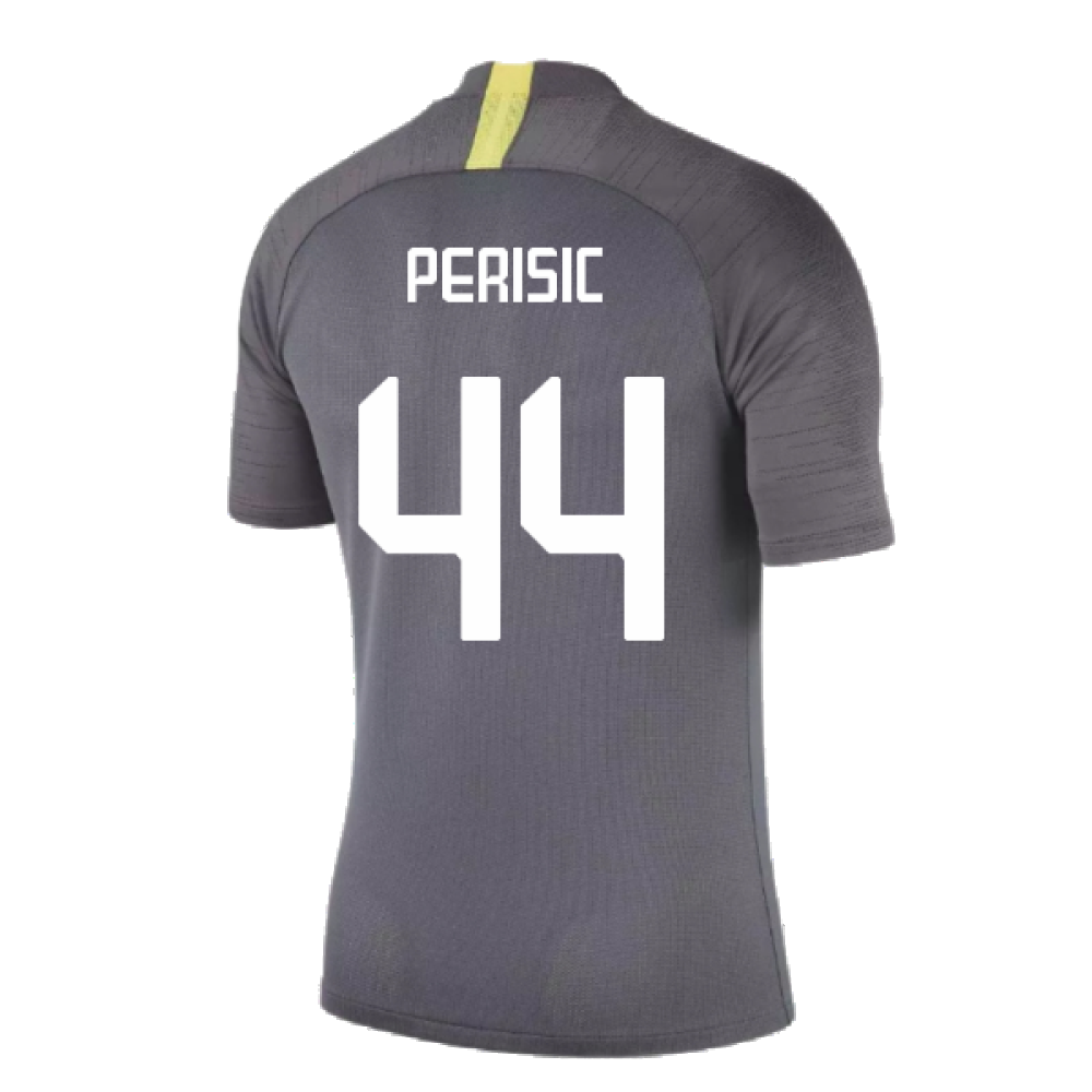 2019-2020 Inter Milan Training Shirt (Dark Grey) (Perisic 44)