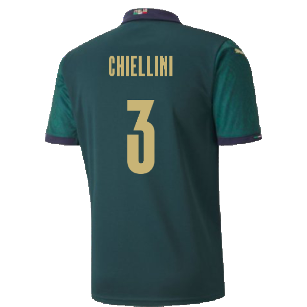 2019-2020 Italy Player Issue Renaissance Third Shirt (CHIELLINI 3)