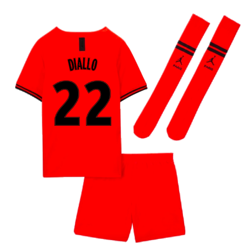 2019-2020 PSG Little Boys Away Kit (Diallo 22)