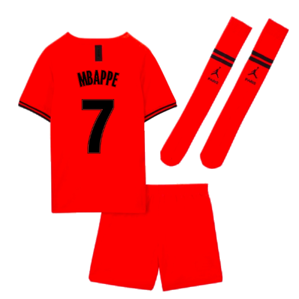 2019-2020 PSG Little Boys Away Kit (MBAPPE 7)