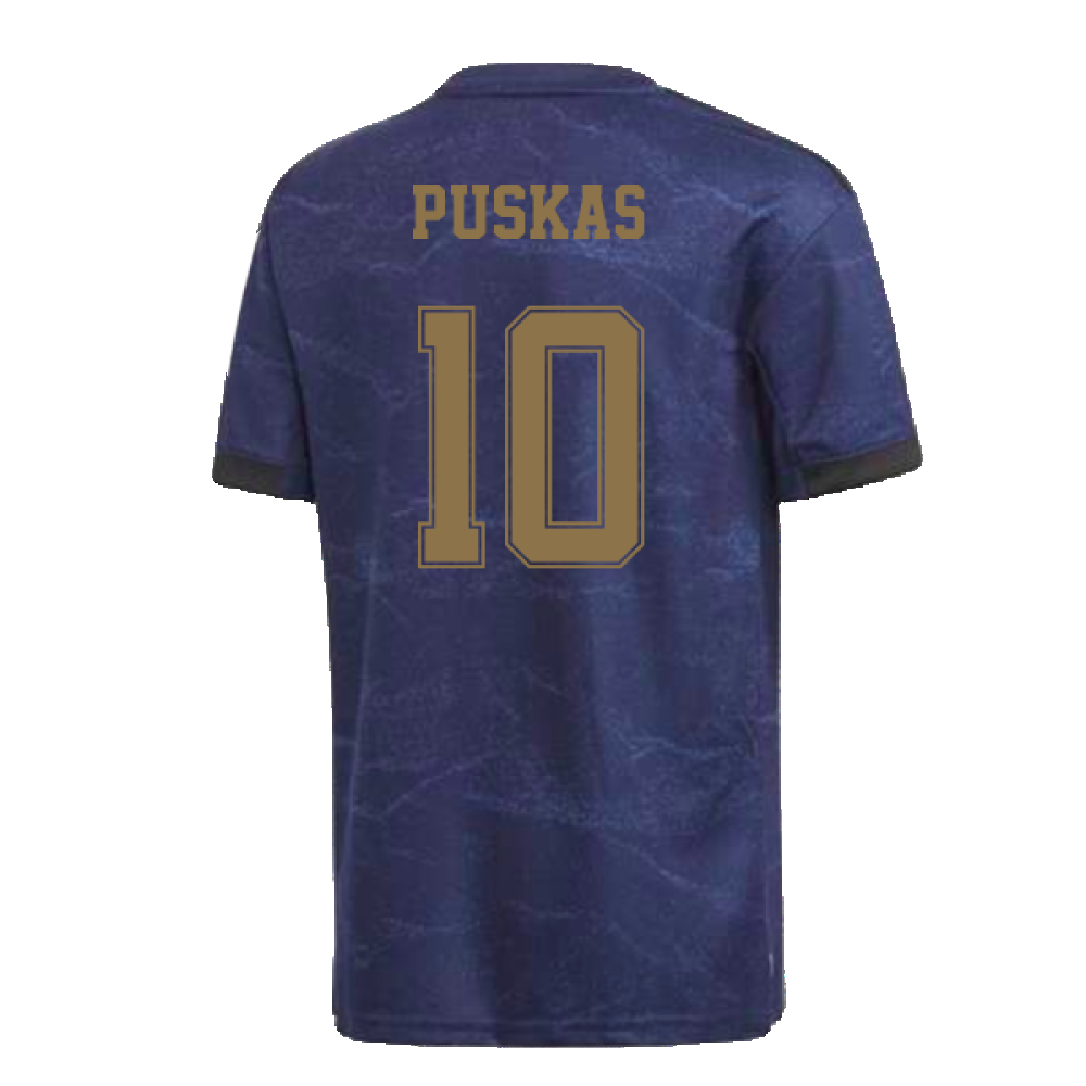 2019-2020 Real Madrid Away Youth Kit (Night Indigo) (PUSKAS 10)