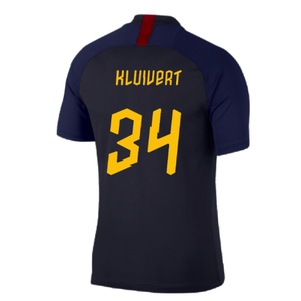 2019-2020 Roma Training Shirt (Dark Obsidian) (KLUIVERT 34)