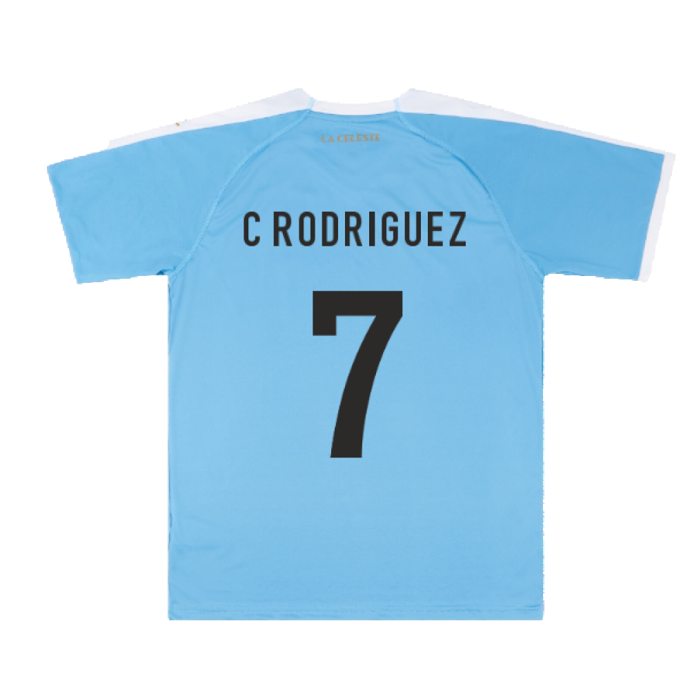 2019-2020 Uruguay Home Jersey (C Rodriguez 7)