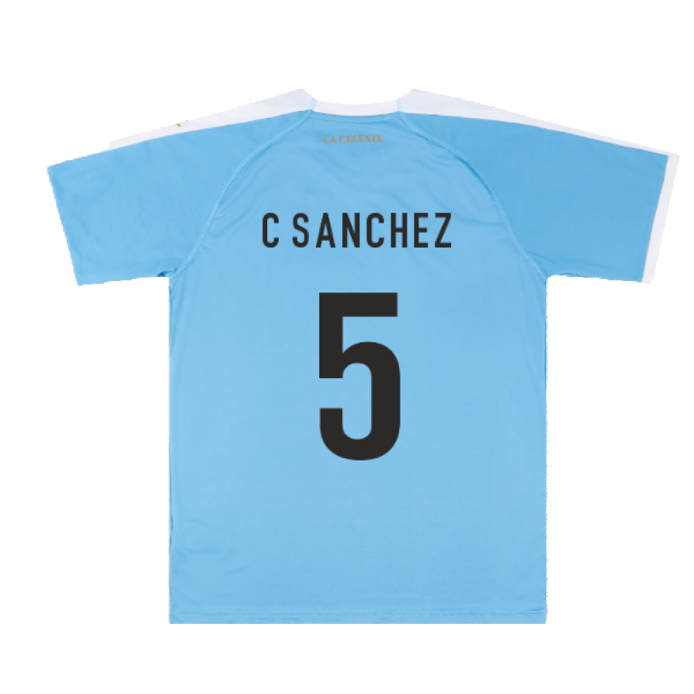 2019-2020 Uruguay Home Jersey (C Sanchez 5)