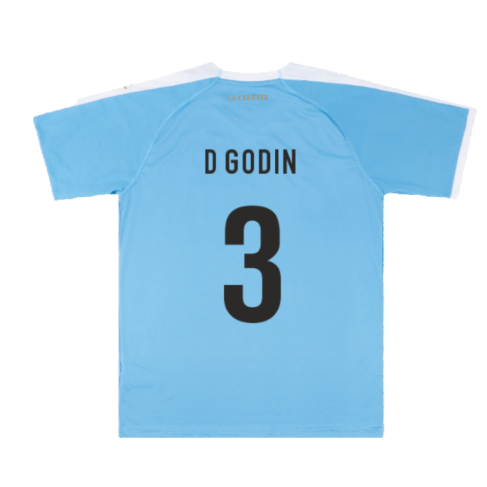 2019-2020 Uruguay Home Jersey (D Godin 3)