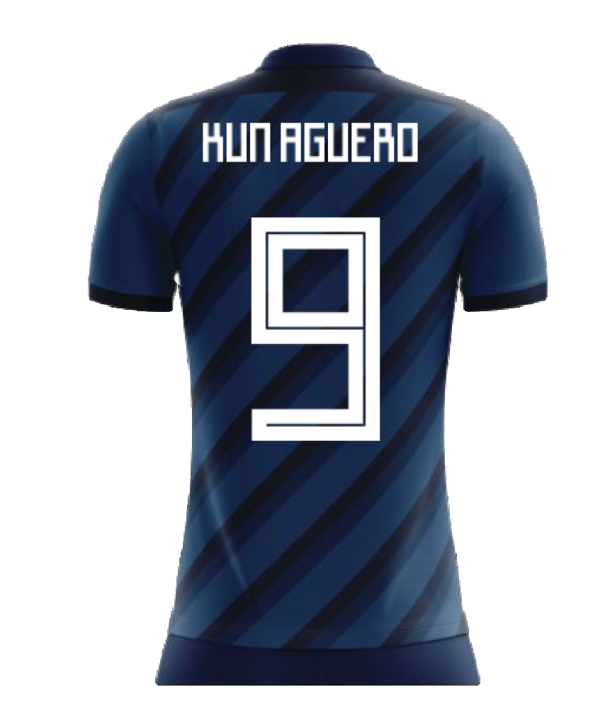 2024-2025 Argentina Concept Shirt (Kun Aguero 9) - Kids