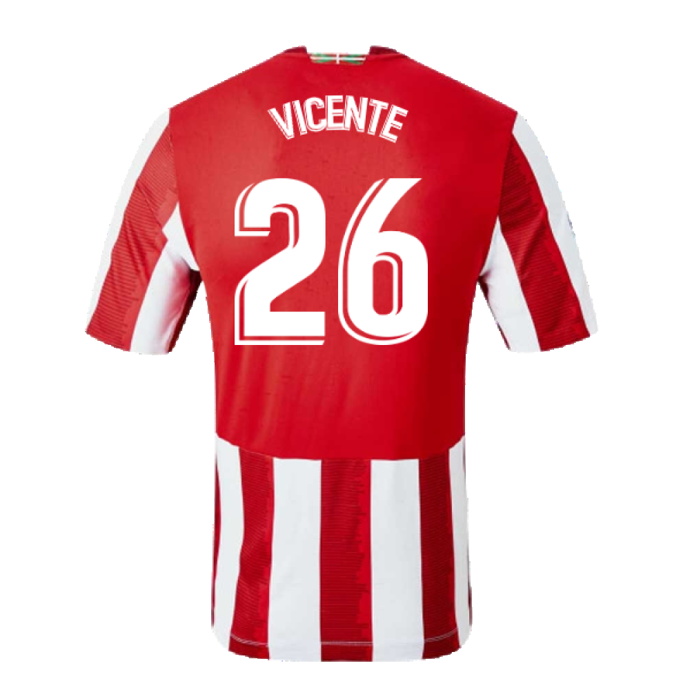 2020-2021 Athletic Bilbao Home Shirt (Vicente 26)