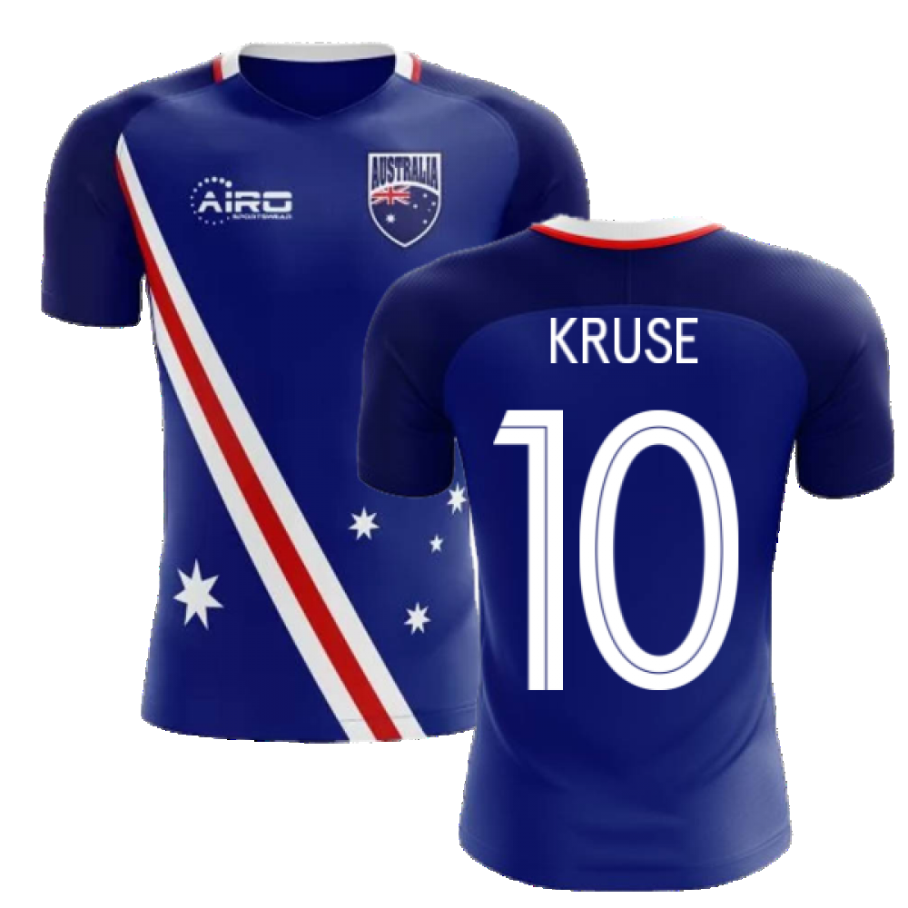 2024-2025 Australia Flag Away Concept Football Shirt (Kruse 10)