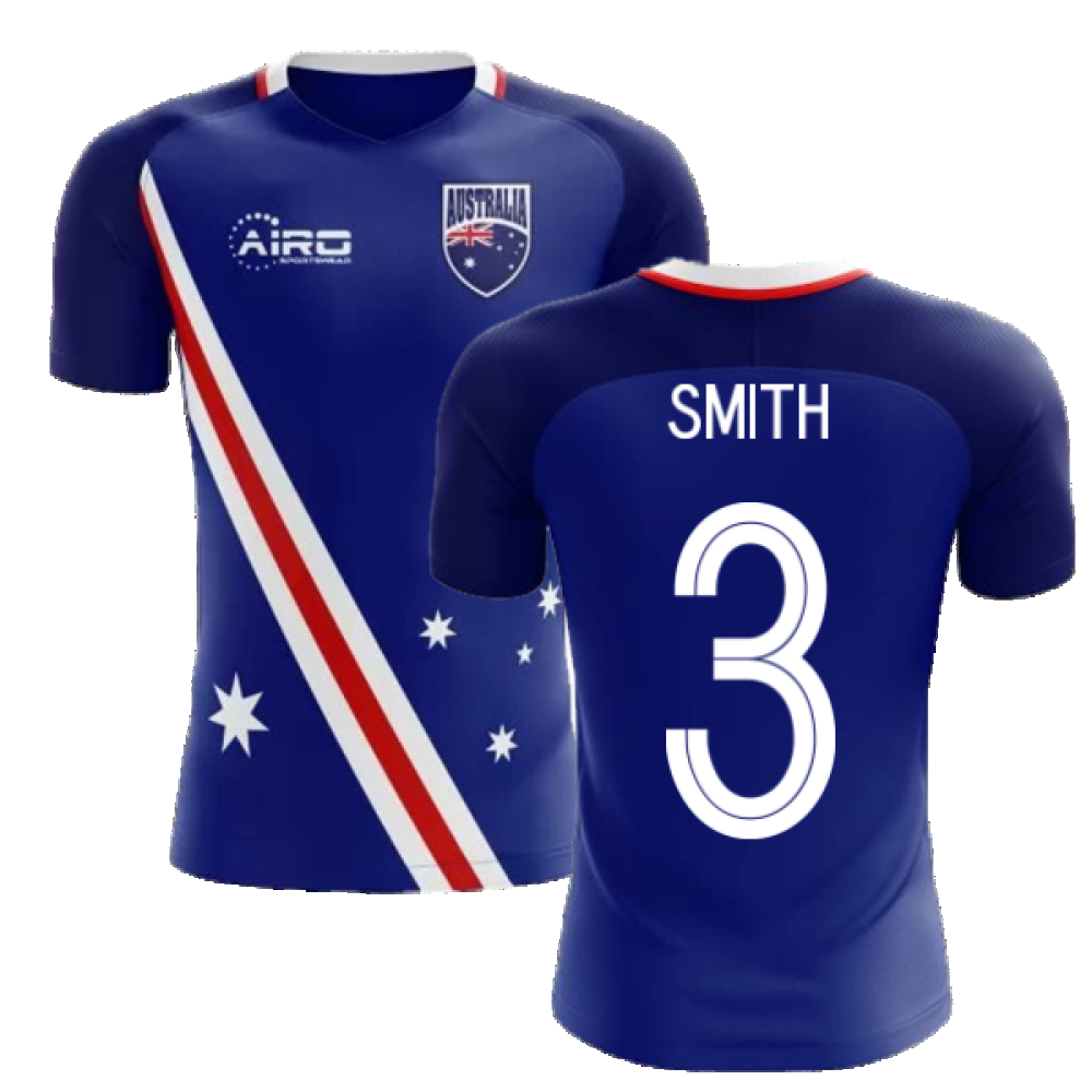 2024-2025 Australia Flag Away Concept Football Shirt (Smith 3)