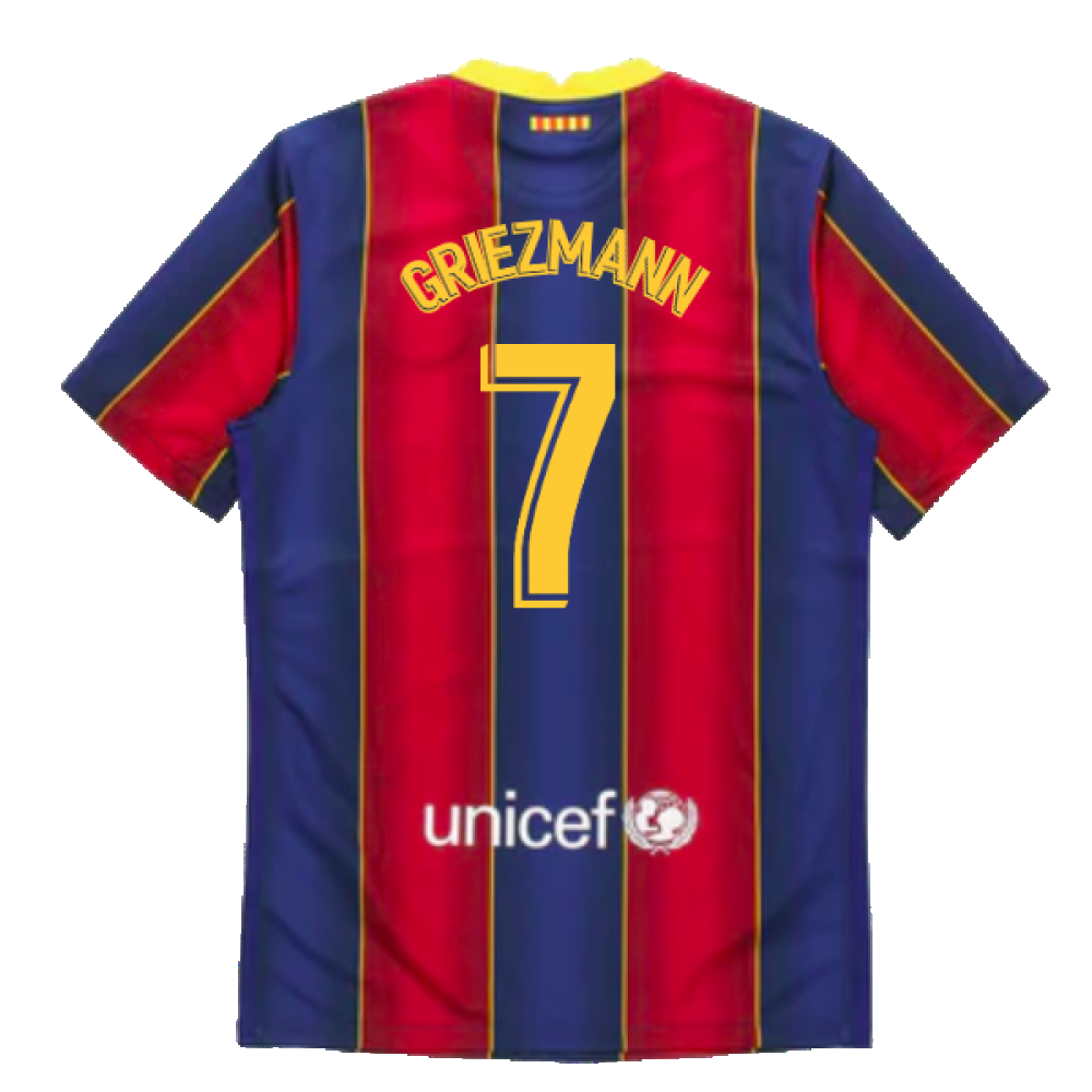 2020-2021 Barcelona Home Jersey (GRIEZMANN 7)