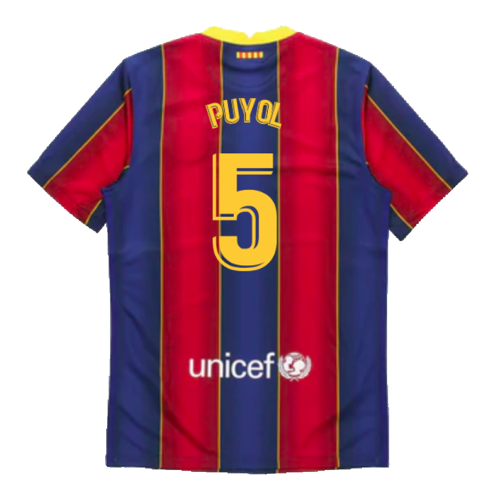 2020-2021 Barcelona Home Jersey (PUYOL 5)