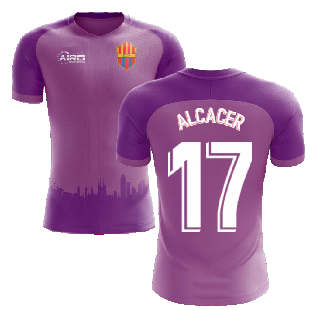 2020-2021 Barcelona Third Concept Football Shirt (Alcacer 17) - Kids