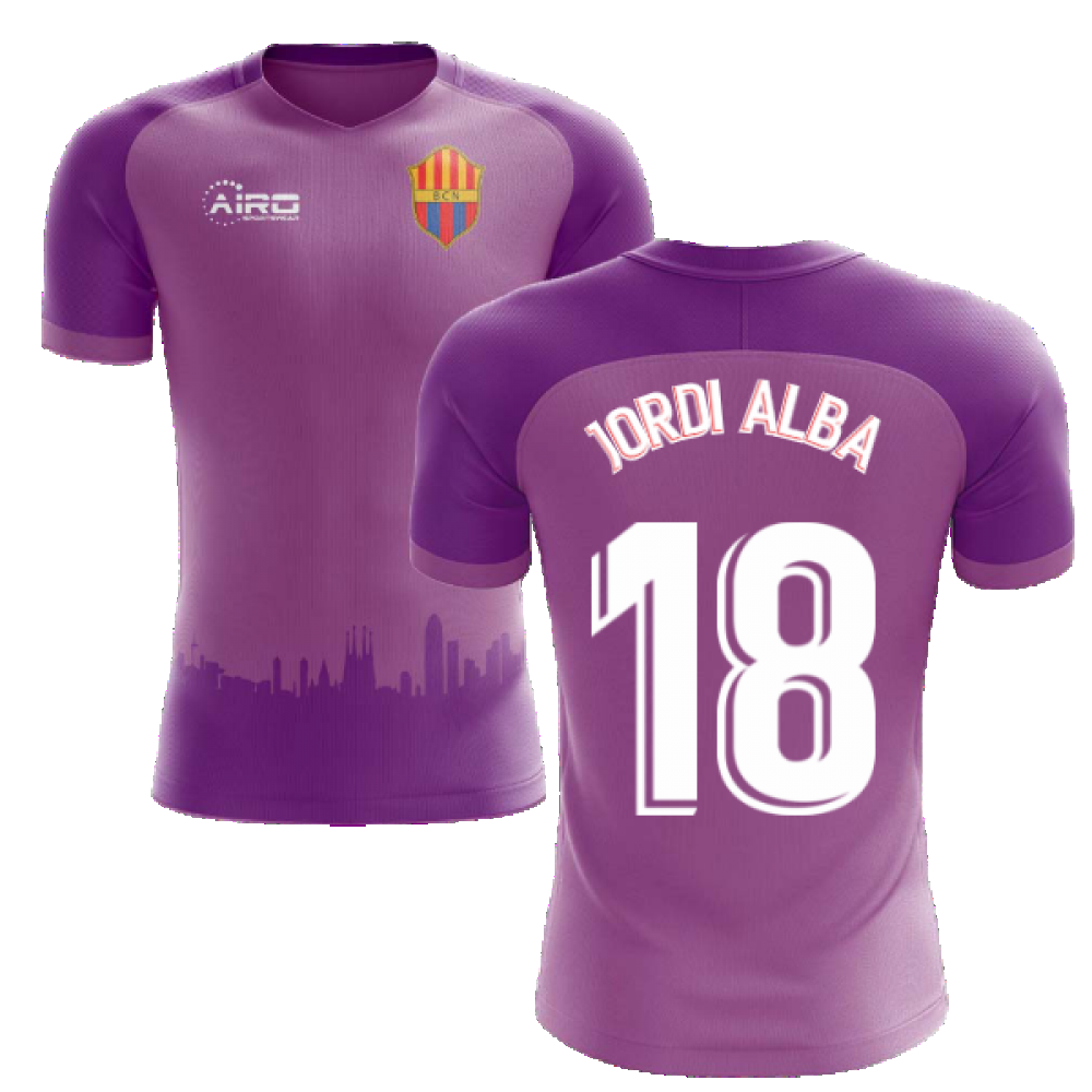 2020-2021 Barcelona Third Concept Football Shirt (Jordi Alba 18) - Kids