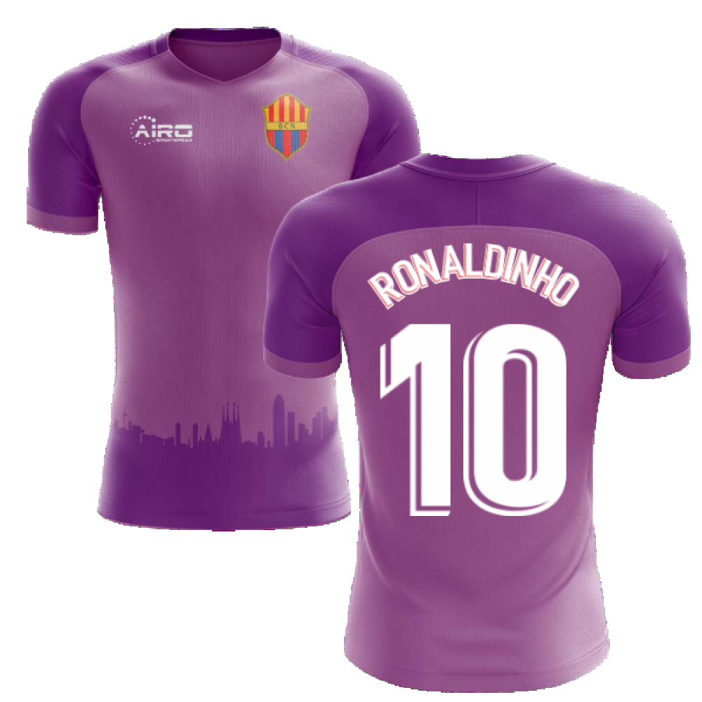 2024-2025 Barcelona Third Concept Football Shirt (Ronaldinho 10)