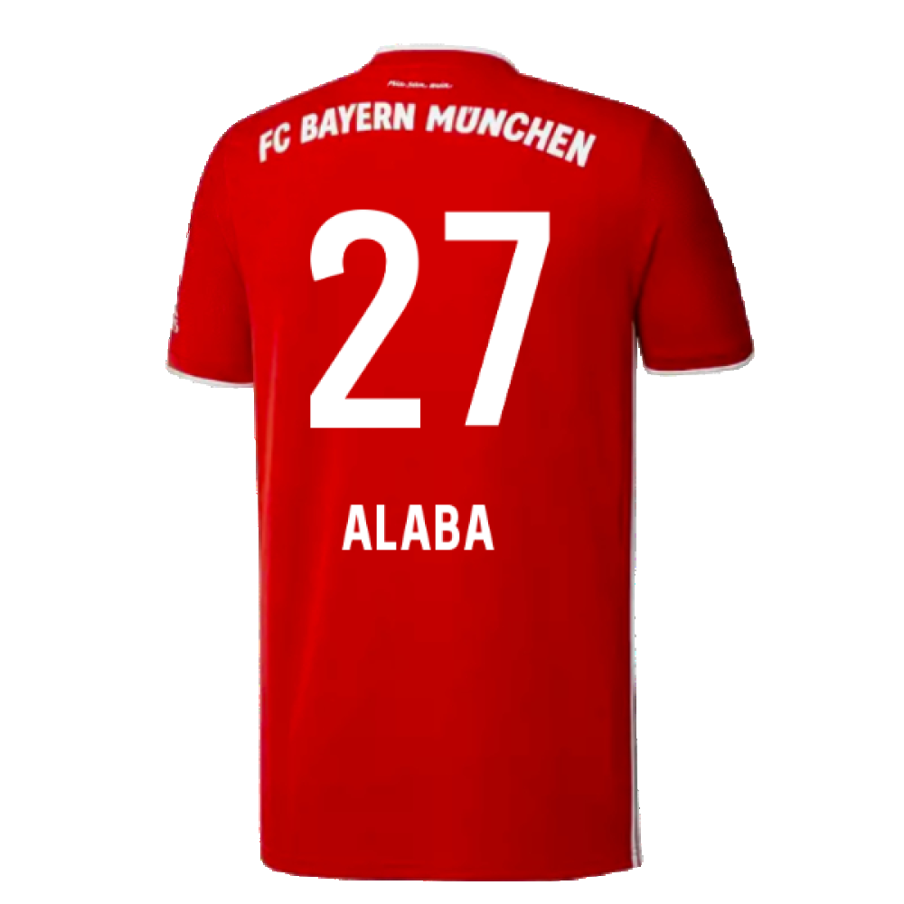 2020-2021 Bayern Munich Home Shirt (ALABA 27)