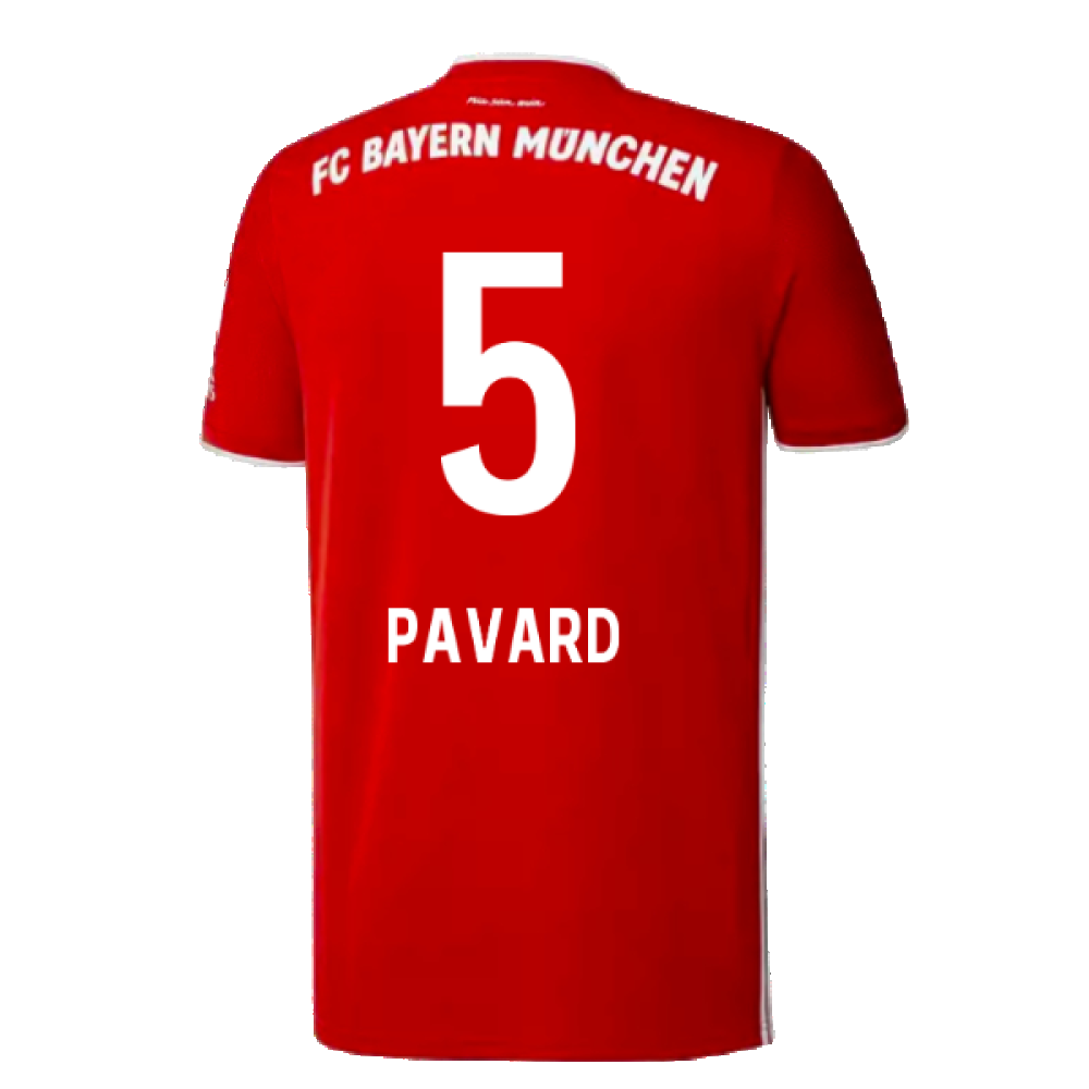 2020-2021 Bayern Munich Home Shirt (PAVARD 5)