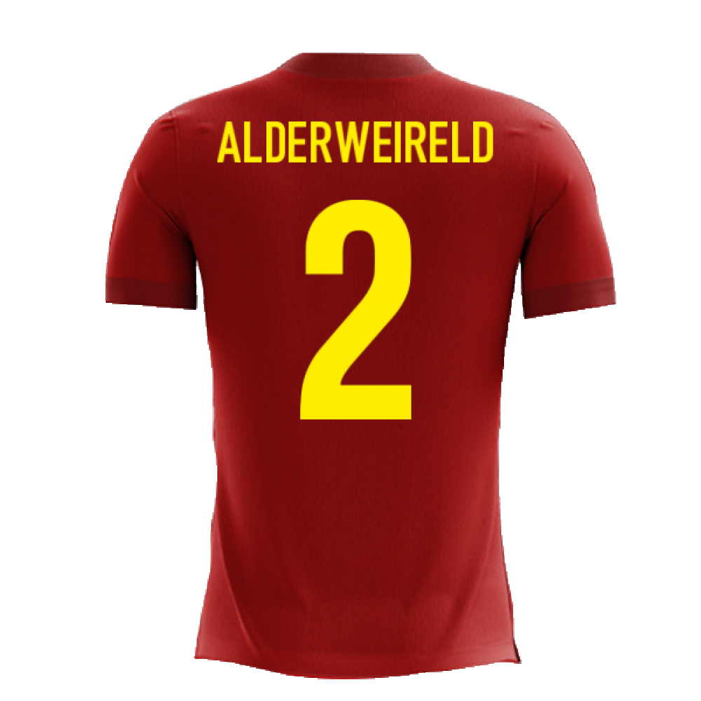 2024-2025 Belgium Airo Concept Home Shirt (Alderweireld 2)